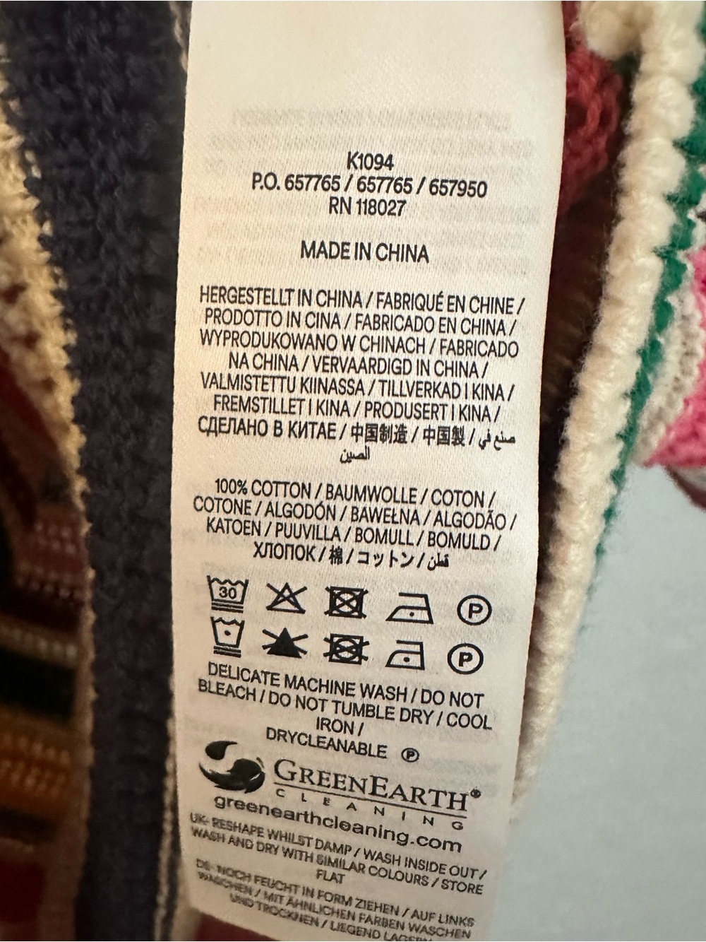 Stripe Open Stitch Cotton
Sweater - Picture 13 of 13